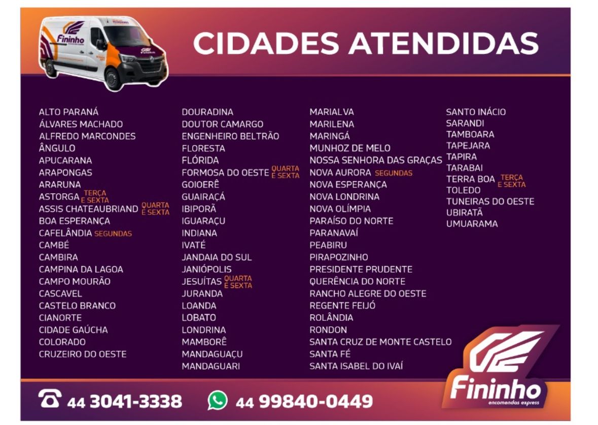 ROTAS ATENDIDAS ATAUALIZADAS